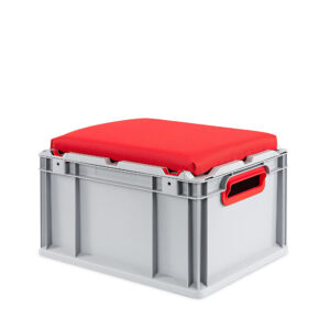 Eurobox NextGen Color - Seat Box | T x B: 400 x 300 mm - Griffe offen