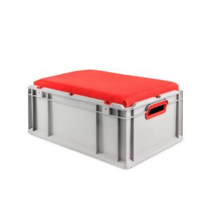 Eurobox NextGen Color - Seat Box | T x B: 600 x 400 mm - Griffe offen