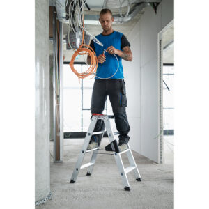 Stufenstehleiter beidseitig begehbar 01-102n-100079 für verschiedene Arbeitshöhen erhältlich MUNK