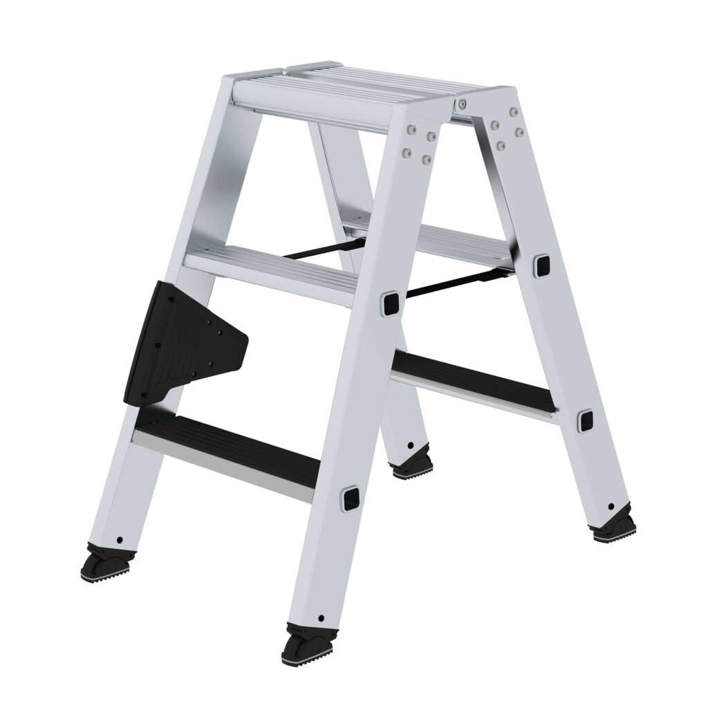Stufenstehleiter beidseitig begehbar