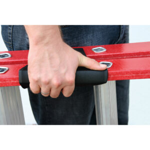 Stufenstehleiter GFK / Alu beidseitig begehbar 01-102n-100150 für verschiedene Arbeitshöhen erhältlich MUNK