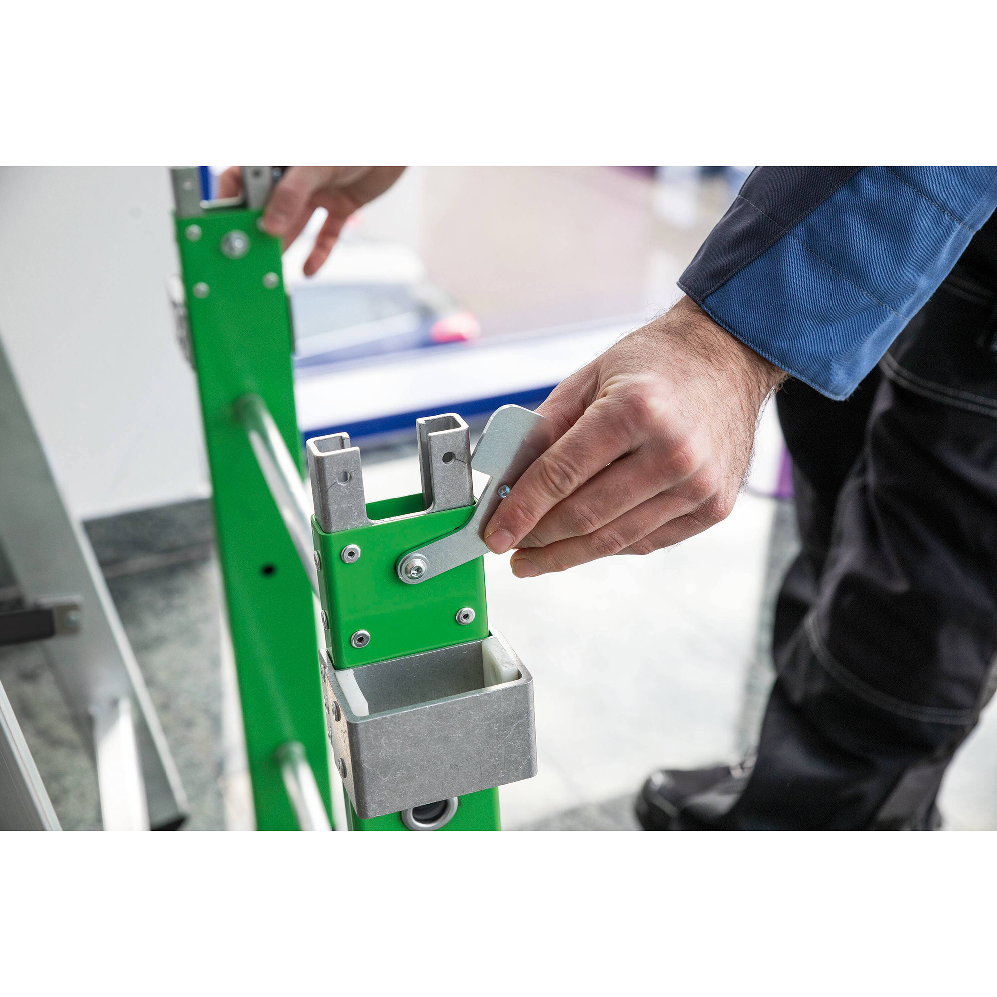 Einsteckteil für Plattformleiter steckbar 01-102n-100590 in verschiedenen Höhen MUNK