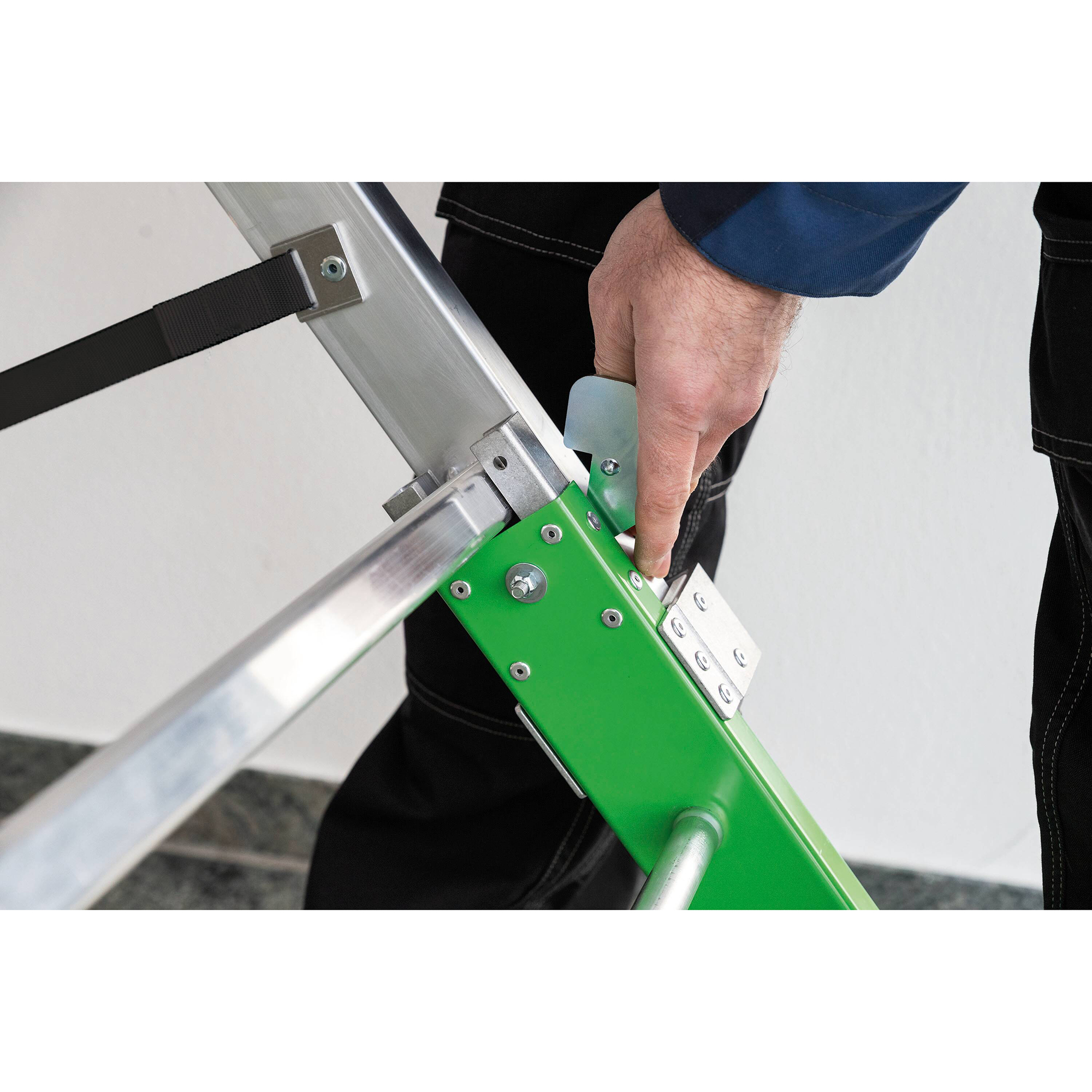 Einsteckteil für Plattformleiter steckbar 01-102n-100590 in verschiedenen Höhen MUNK