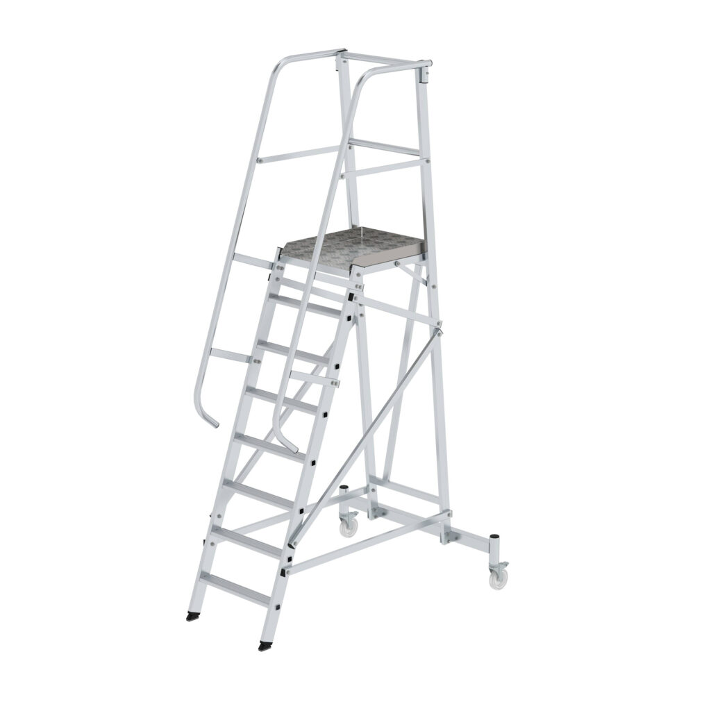 Plattformleiter fahrbar 01-102n-100623 für verschiedene Arbeitshöhen MUNK