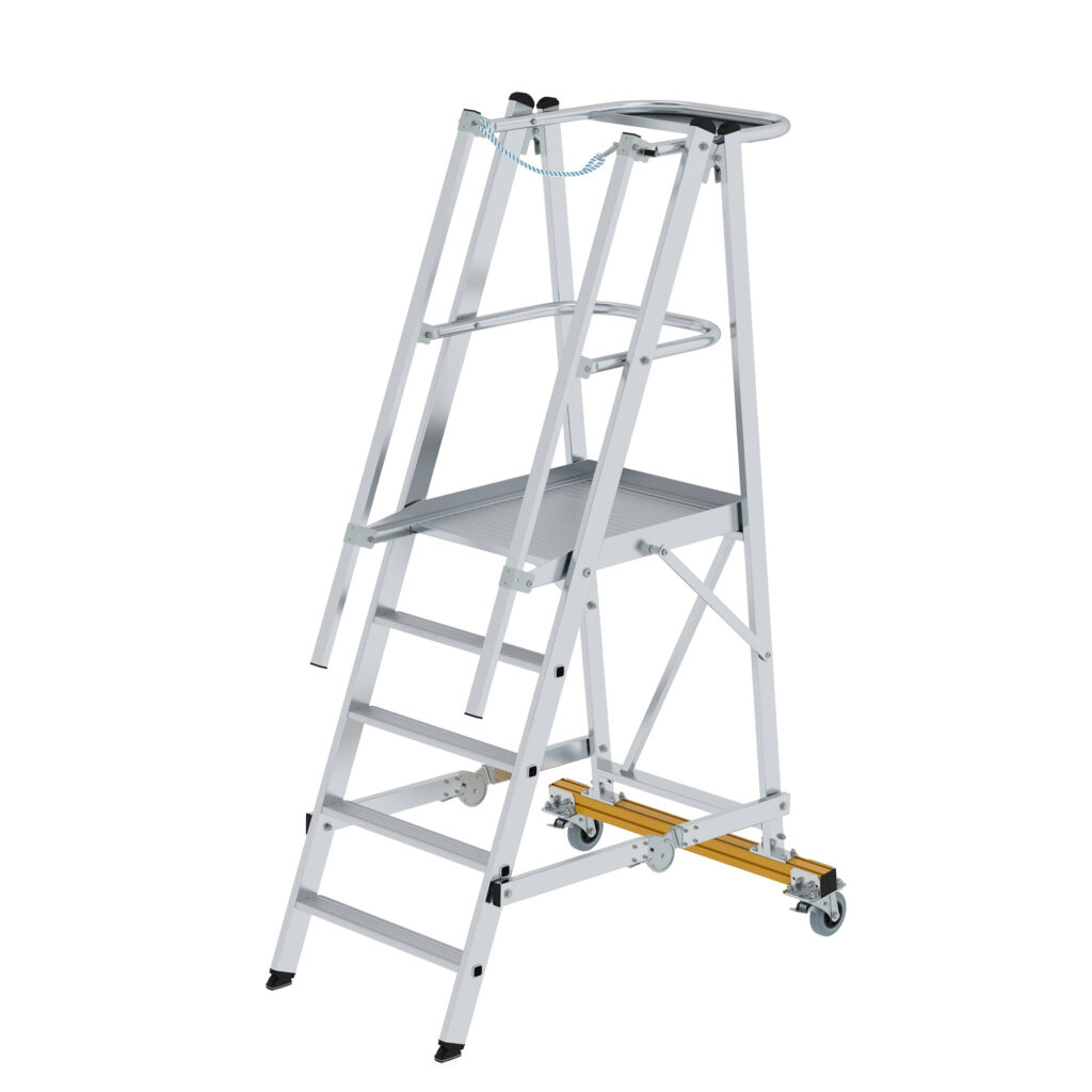 Plattformleiter klappbar und fahrbar 01-102n-100627 für verschiedene Arbeitshöhen MUNK