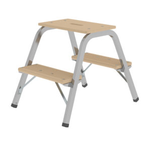 Stahl-Holz-Tritt