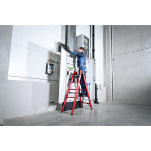Sprossenstehleiter GFK 01-102n-100771 für verschiedene Arbeitshöhen MUNK