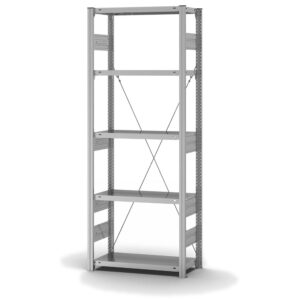 Fachbodenregal Stecksystem Typ S - Grundfeld, einseitig