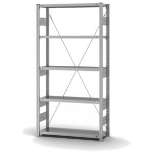 Fachbodenregal Stecksystem Typ S - Grundfeld, einseitig