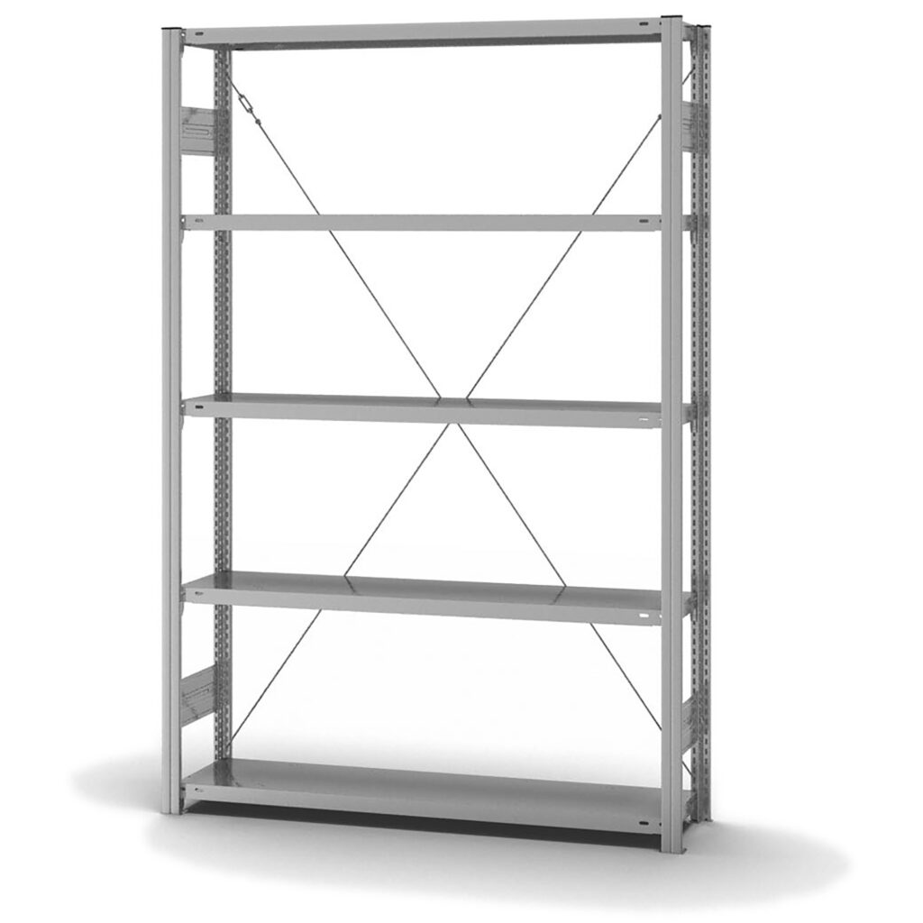 Fachbodenregal Stecksystem Typ L -  Grundfeld