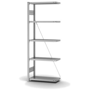 Fachbodenregal Stecksystem Typ L - Anbauregal, einseitig