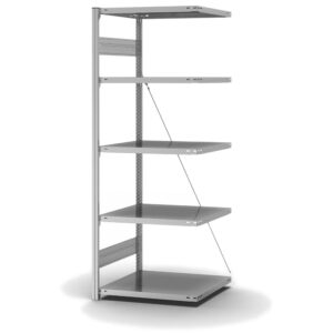 Fachbodenregal Stecksystem ORION PLUS - Typ L - Anbauregal