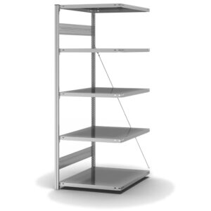 Fachbodenregal Stecksystem ORION PLUS - Typ L - Anbauregal