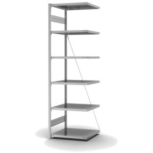 Fachbodenregal Stecksystem ORION PLUS - Typ L - Anbauregal