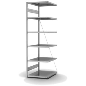 Fachbodenregal Stecksystem ORION PLUS - Typ L - Anbauregal