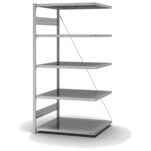 Fachbodenregal Stecksystem ORION PLUS - Typ L - Anbauregal