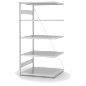Fachbodenregal Stecksystem ORION PLUS - Typ L - Anbauregal
