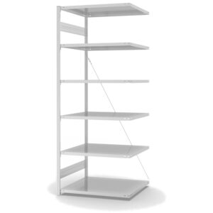 Fachbodenregal Stecksystem ORION PLUS - Typ L - Anbauregal