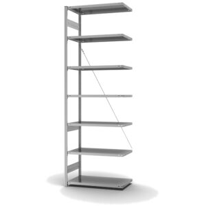 Fachbodenregal Stecksystem ORION PLUS - Typ L - Anbauregal