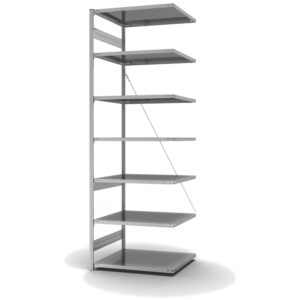 Fachbodenregal Stecksystem ORION PLUS - Typ L - Anbauregal