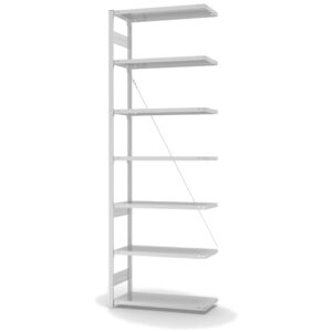 Fachbodenregal Stecksystem ORION PLUS - Typ L - Anbauregal