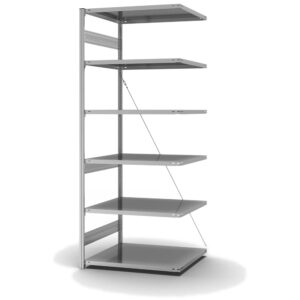 Fachbodenregal Stecksystem ORION PLUS - Typ M - Anbauregal