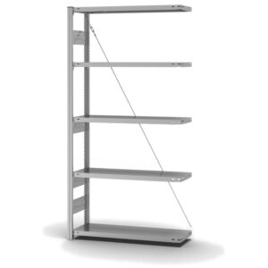 Fachbodenregal Stecksystem Typ S - Anbauregal, einseitig