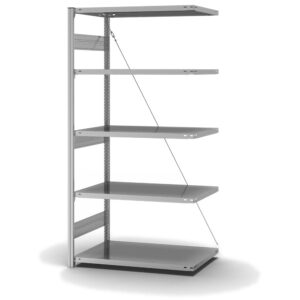 Fachbodenregal Stecksystem ORION PLUS - Typ S - Anbauregal