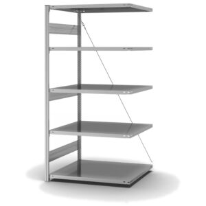 Fachbodenregal Stecksystem ORION PLUS - Typ S - Anbauregal