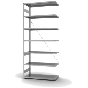 Fachbodenregal Stecksystem ORION PLUS - Typ L - Anbauregal