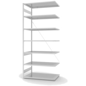 Fachbodenregal Stecksystem ORION PLUS - Typ L - Anbauregal