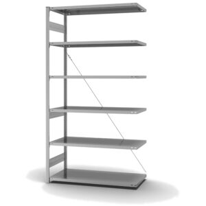 Fachbodenregal Stecksystem ORION PLUS - Typ S - Anbauregal