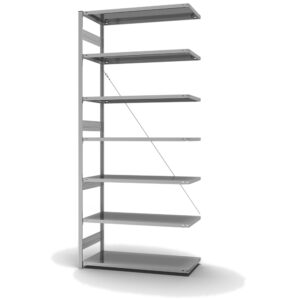 Fachbodenregal Stecksystem ORION PLUS - Typ S - Anbauregal