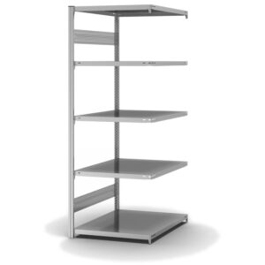 Fachbodenregal Stecksystem ORION PLUS - Typ L - Anbauregal