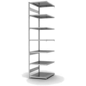 Fachbodenregal Stecksystem ORION PLUS - Typ L - Anbauregal