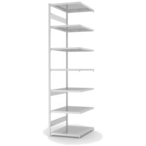 Fachbodenregal Stecksystem ORION PLUS - Typ L - Anbauregal