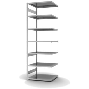 Fachbodenregal Stecksystem ORION PLUS - Typ L - Anbauregal