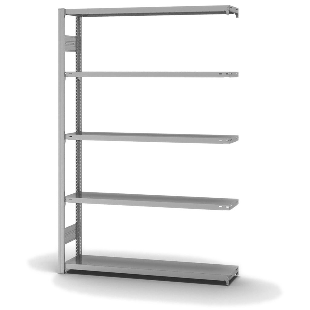 Fachbodenregal Stecksystem Typ L -  Anbauregal