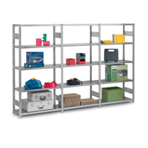 Fachbodenregal Stecksystem Basic - Grundfeld, einseitig