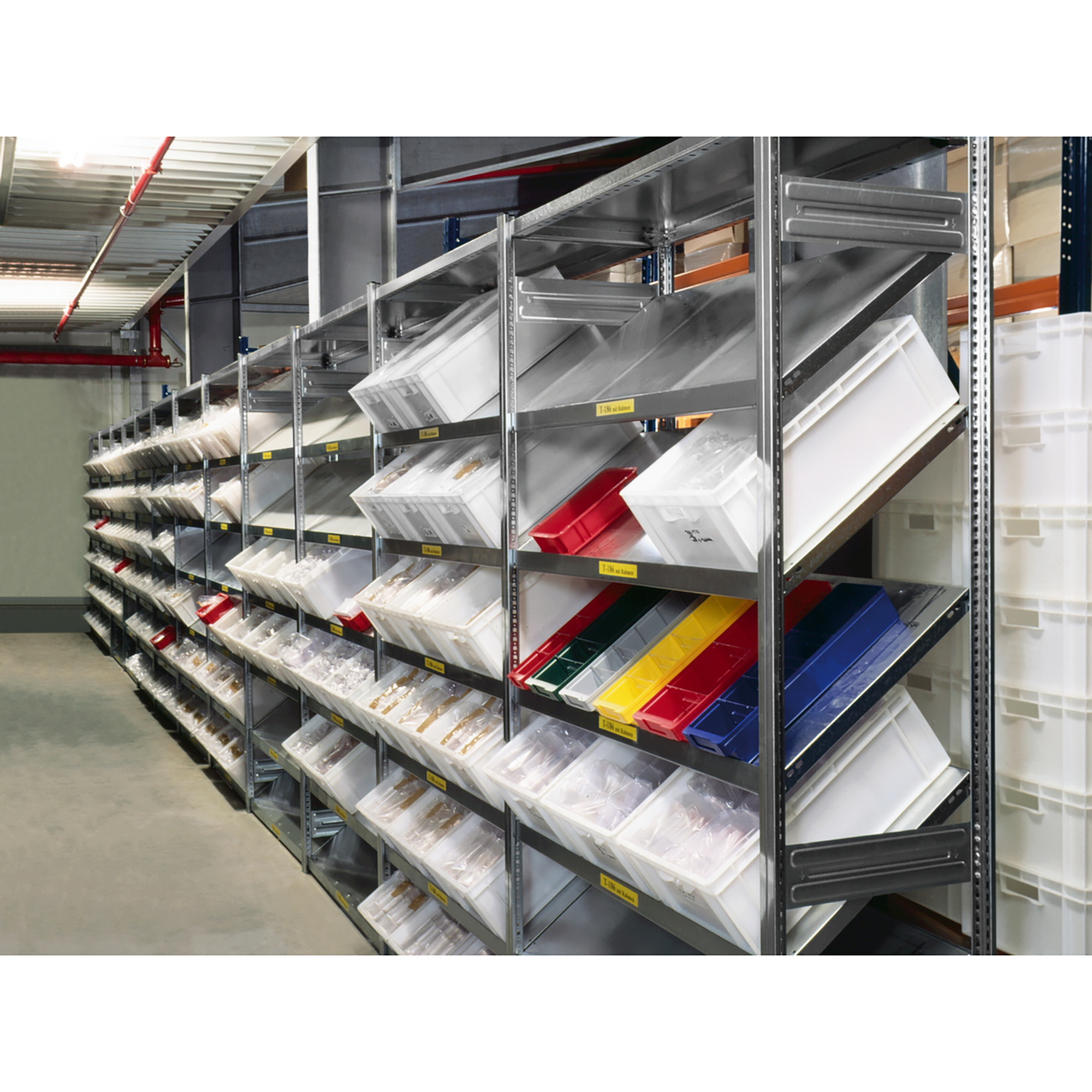 Schrägbodenregal Stecksystem ORION PLUS