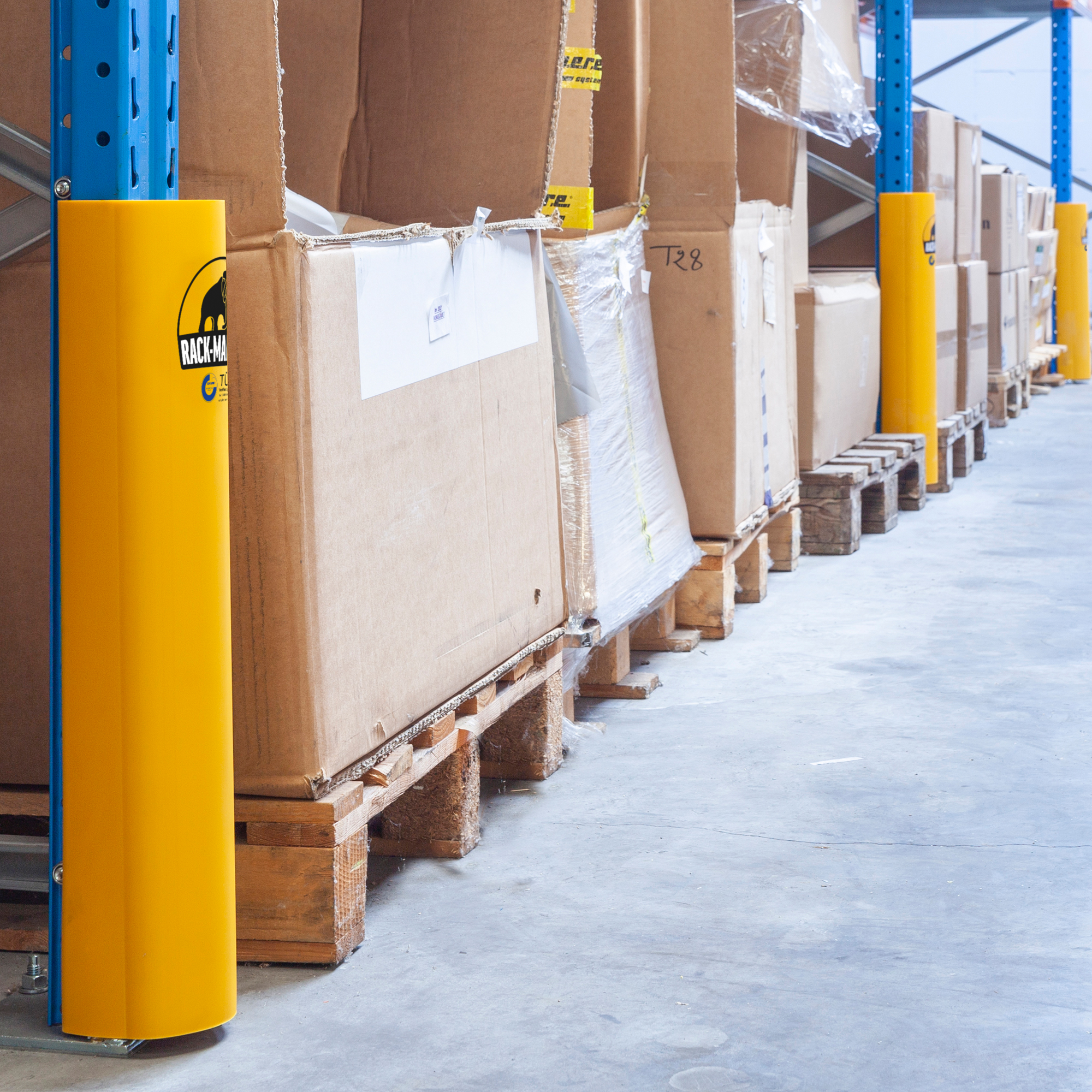 Regalstützenschutz Rack-Mammut® - Höhe 600 mm 03-301n-100015 in den Größen S - L a.m.p.e.r.e.