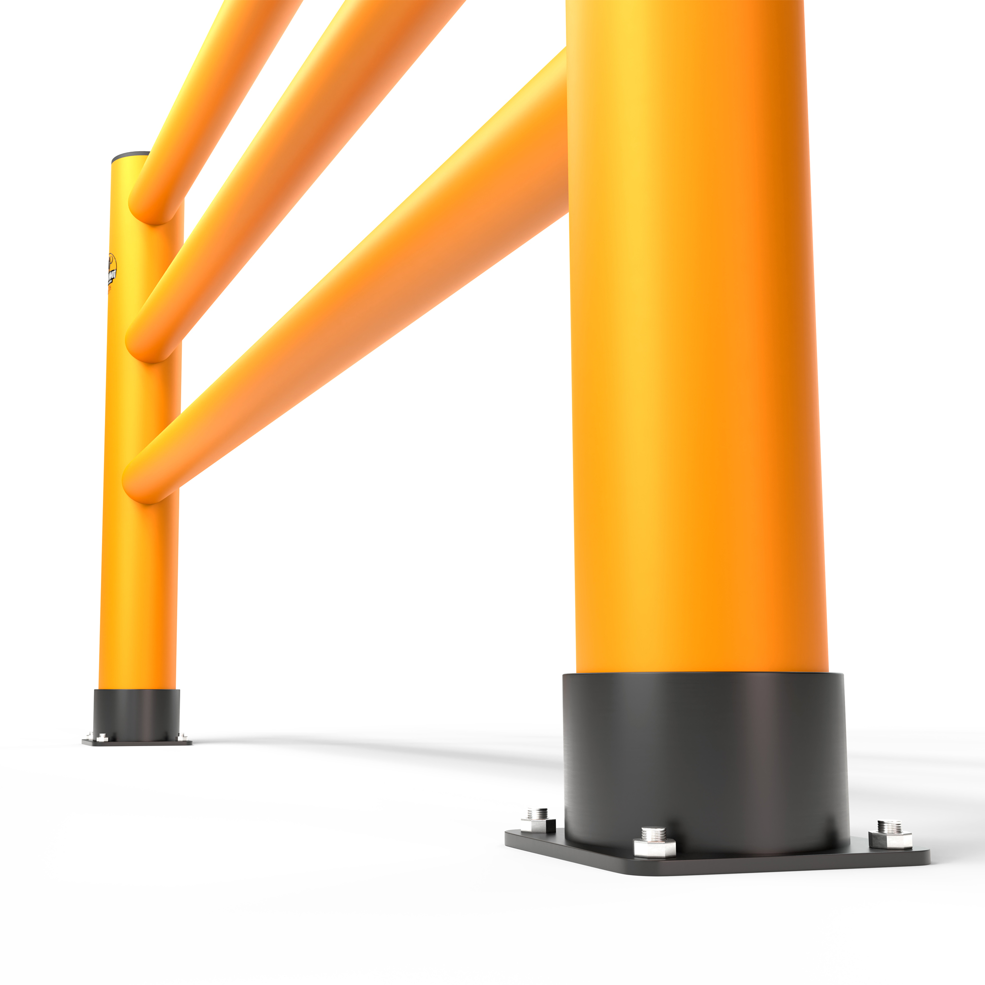 Handlauf Rack-Mammut® 03-301n-100042 Höhe 1.100 mm a.m.p.e.r.e.
