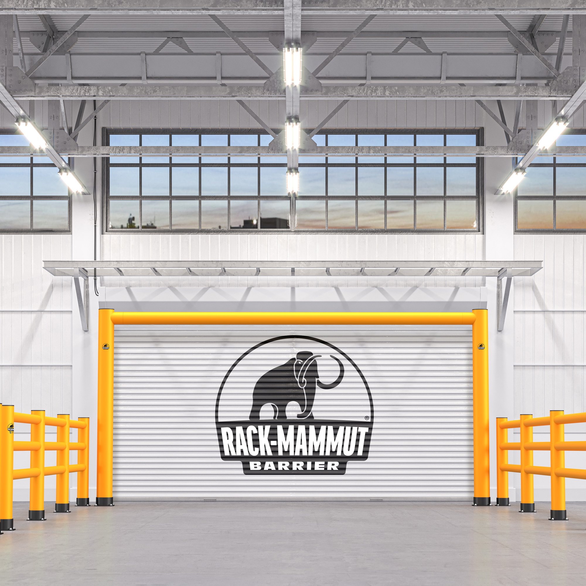 Handlauf Rack-Mammut® 03-301n-100042 Höhe 1.100 mm a.m.p.e.r.e.