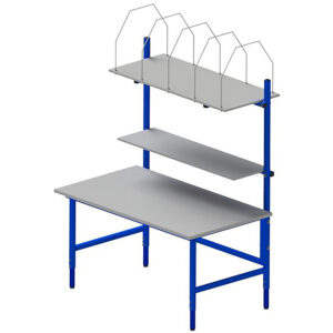 Komplettset Packtisch Standard - mit Höhenverstellung durch Kurbel