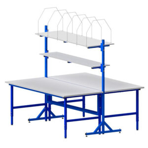 Komplettset Doppel-Packtisch - mit getrennter Höhenverstellung im Raster 05-501n-100155 in den Breiten 1.600 mm und 2.000 mm Thomas Dahmen