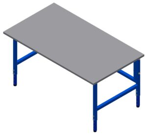 Einzelpacktisch Basic / Ablagetisch - mit Höhenverstellung im Raster