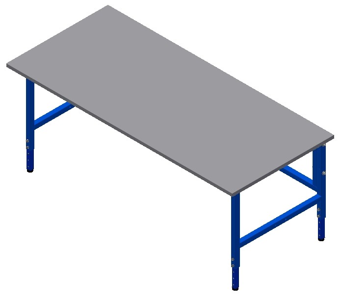 Einzelpacktisch Basic / Ablagetisch - mit Höhenverstellung im Raster 05-501n-100248 in den Breiten 1.600 mm und 2.000 mm Thomas Dahmen