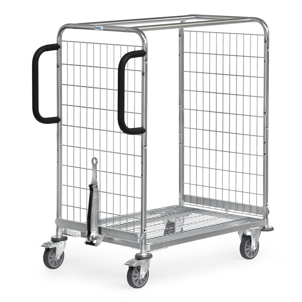 Deichsel + Kupplung für fetra® Drahtgitter-Kommissionierwagen 06-601n-100029 in verschiedenen Varianten erhältlich Fetra