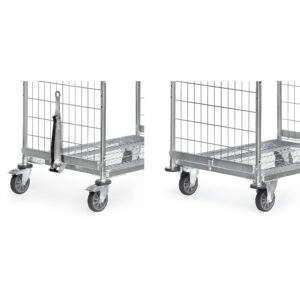 Deichsel + Kupplung für fetra® Drahtgitter-Kommissionierwagen 06-601n-100029 in verschiedenen Varianten erhältlich Fetra