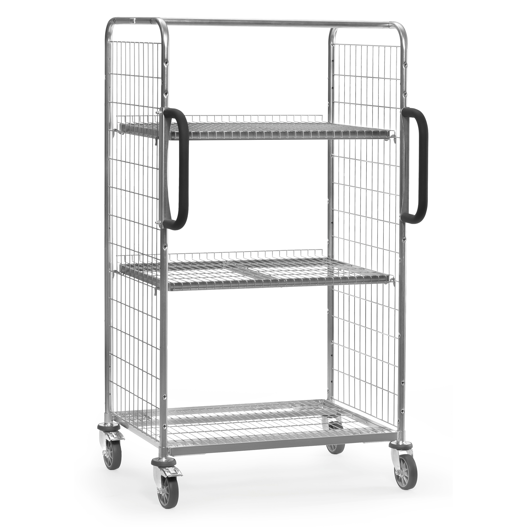 Griffe zum Querverfahren für fetra® Drahtgitter-Kommissionierwagen 06-601n-100043 1 Satz = 2 Stück Fetra